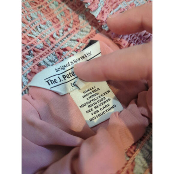 The J. Peterman Company Silk Floral Pull On Pants - Picture 4 of 4